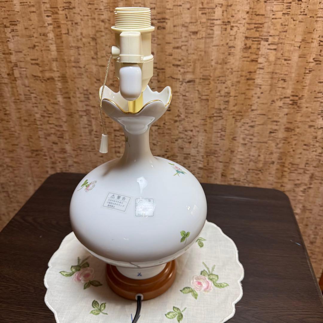 新品、未使用　マイセン　ランプ