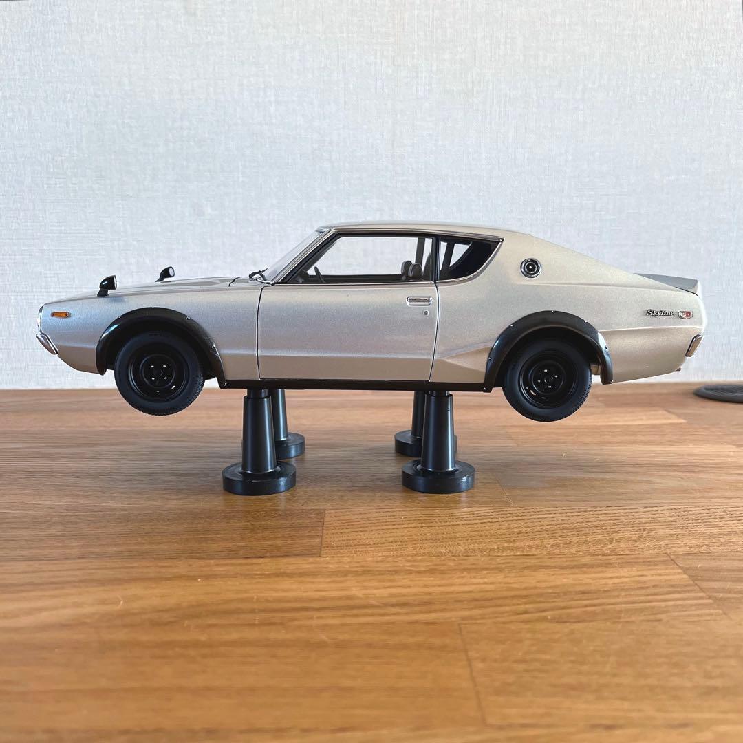 【美品】1/18 オートアート 日産 スカイライン 2000 GT-R ケンメリ