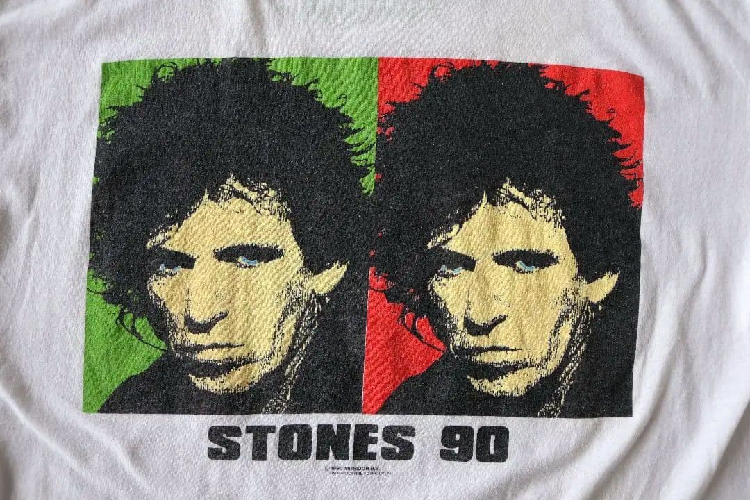 90'S ローリングストーンズ キースリチャーズ Tシャツ 白