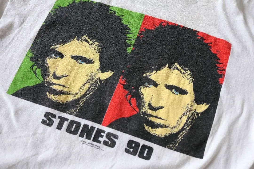 90'S ローリングストーンズ キースリチャーズ Tシャツ 白