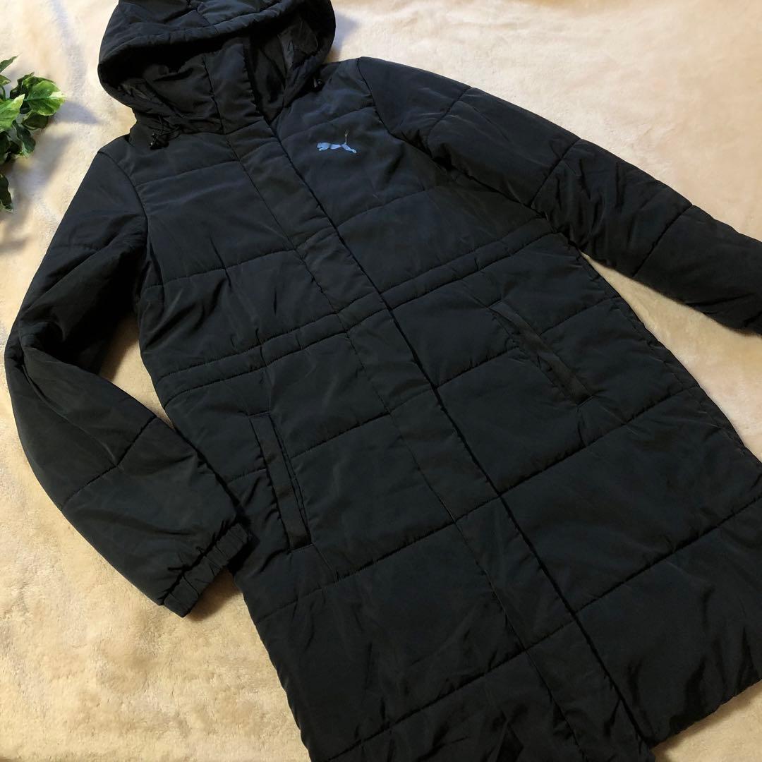 ★断捨離中！親もっち 様★PUMA プーマ　ベンチコート　ロング ブラック