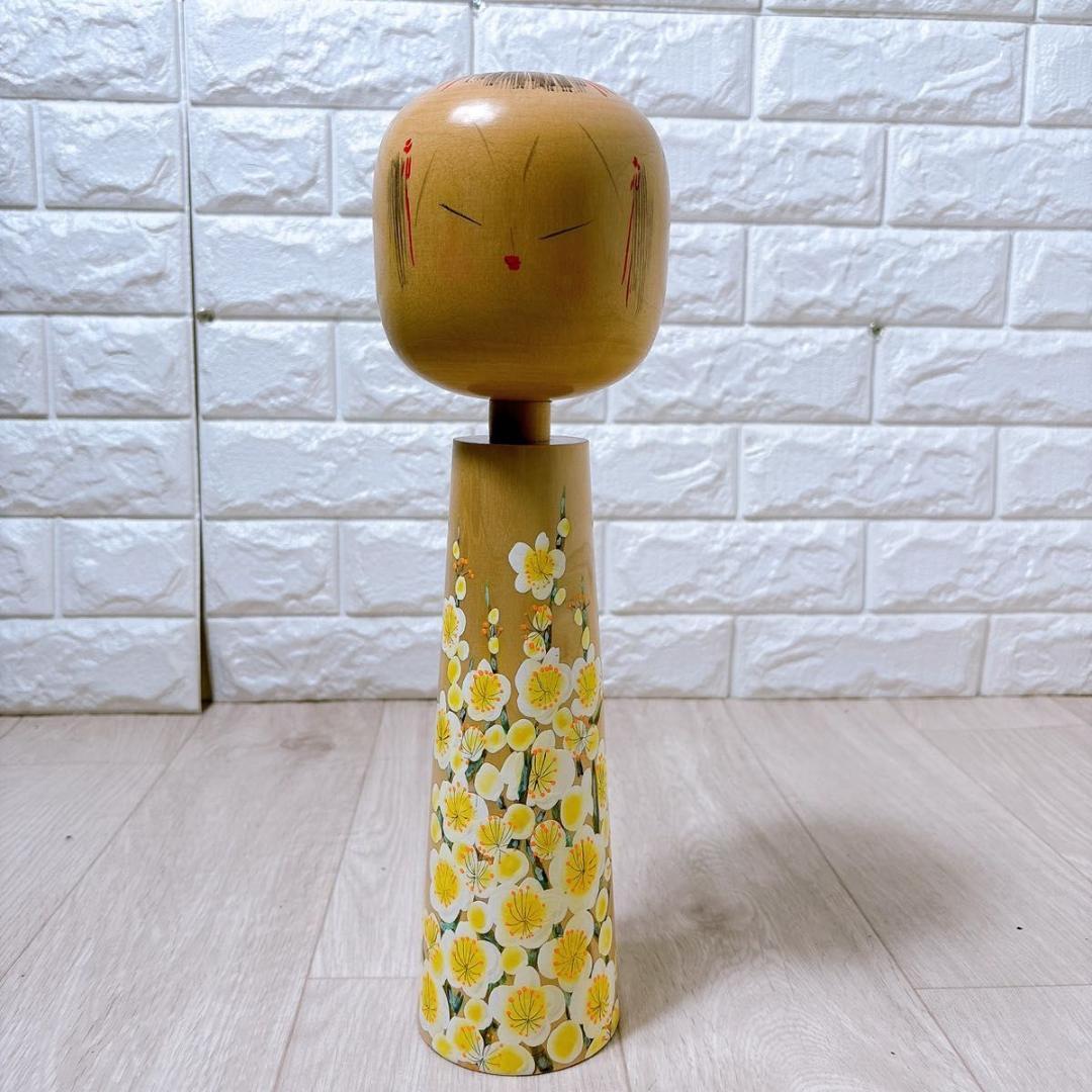 希少 梅園 高橋はじめ 逸品 こけし 内閣総理大臣賞受賞 高さ約36cm 工芸品