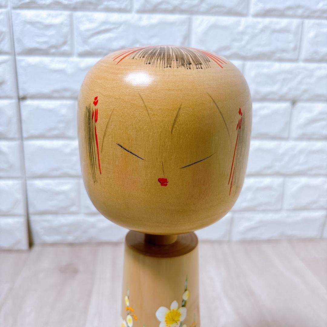 希少 梅園 高橋はじめ 逸品 こけし 内閣総理大臣賞受賞 高さ約36cm 工芸品