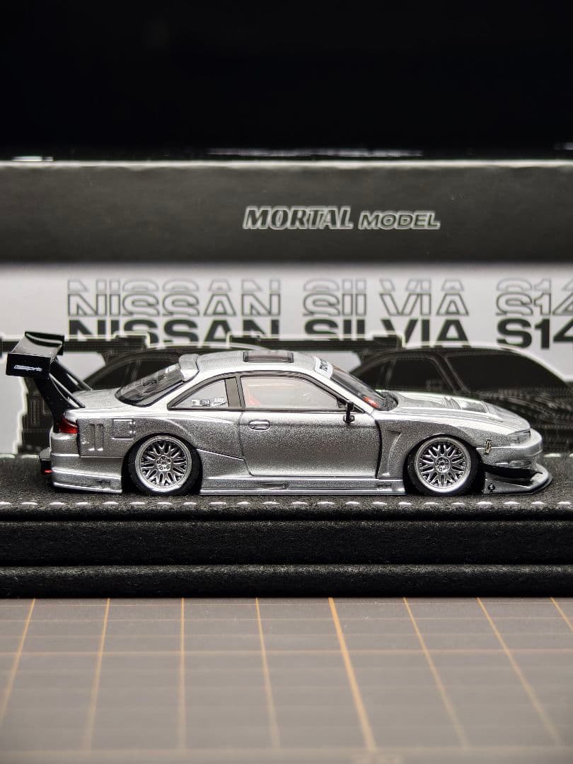 1/64 Mortal Silvia S14 SuperGT300 シルバー