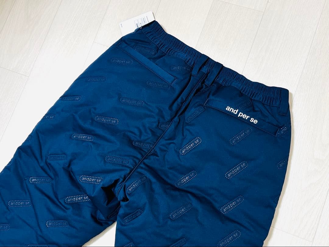 新品◆ アンパスィ ◆ 冬用中綿メンズパン◆ Mサイズ ◆ and per se