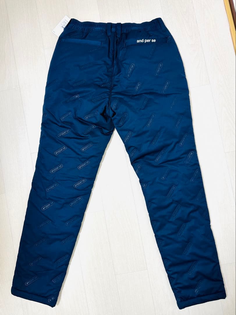 新品◆ アンパスィ ◆ 冬用中綿メンズパン◆ Mサイズ ◆ and per se