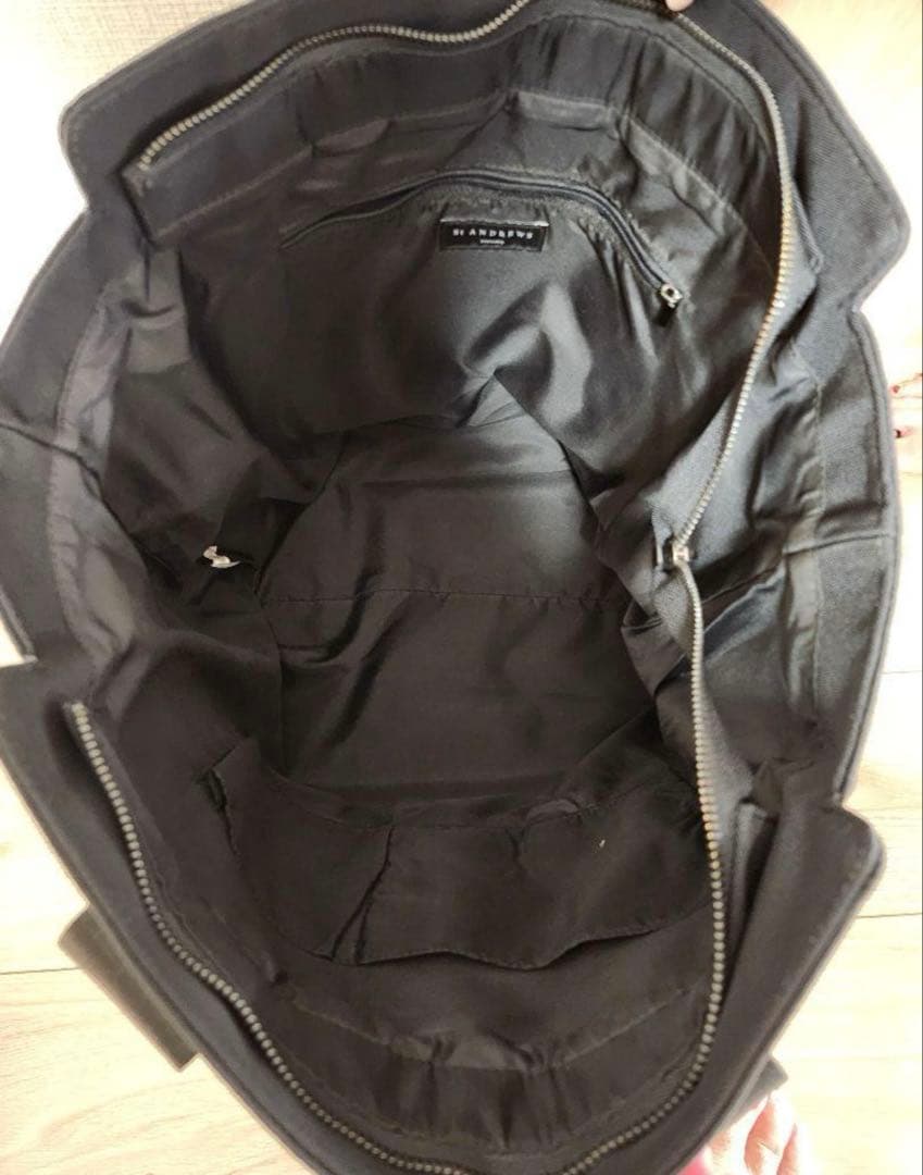 美品　St Andrews ブラック トートバッグ