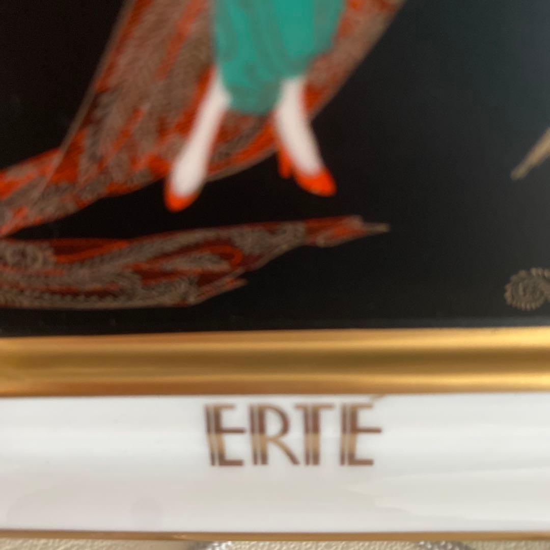 ERTE アートプレート 女性イラスト