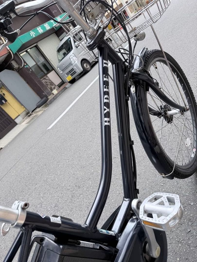 大阪府　ブリヂストン　HYDEE 電動アシスト自転車 ブラック