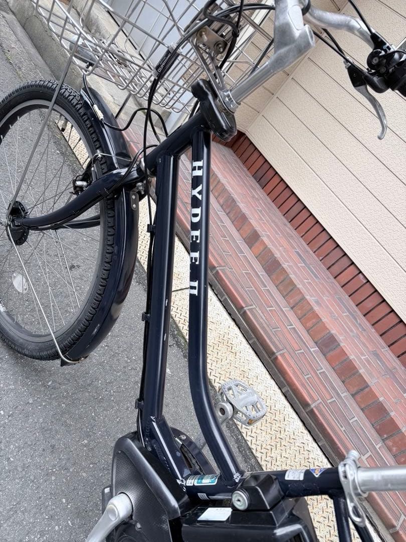 大阪府　ブリヂストン　HYDEE 電動アシスト自転車 ブラック