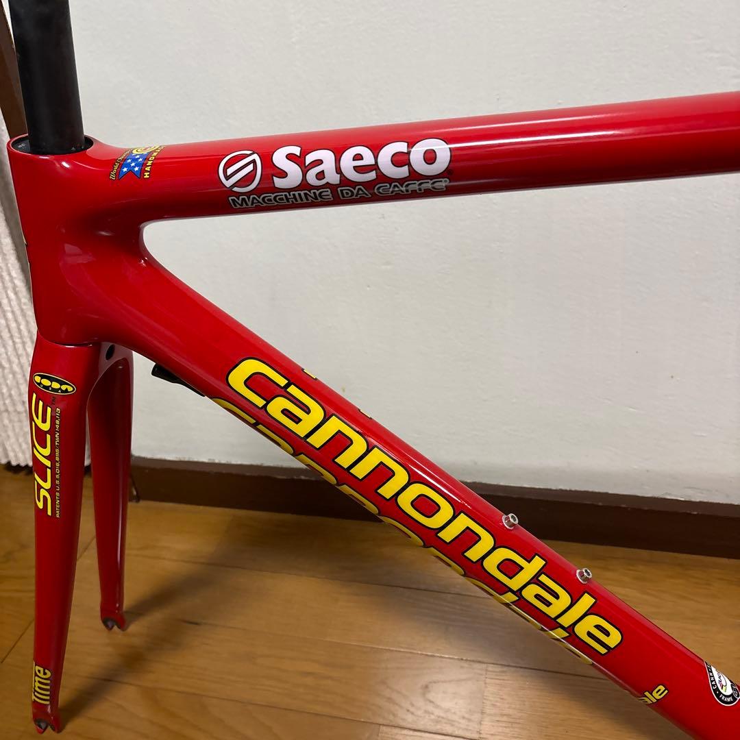 キャノンデール スーパーシックスエボ フレーム 50サイズ リペイント サエコ
