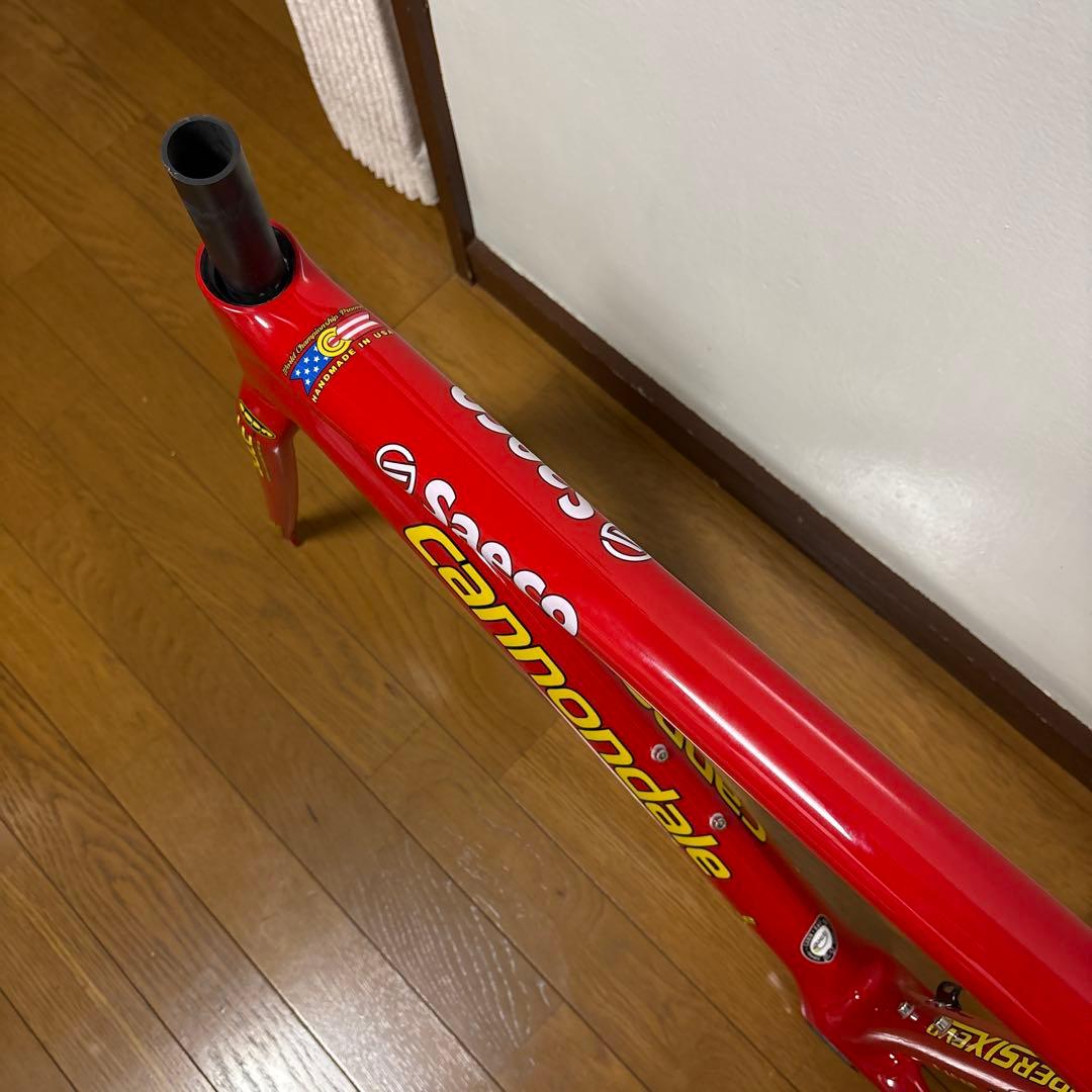 キャノンデール スーパーシックスエボ フレーム 50サイズ リペイント サエコ