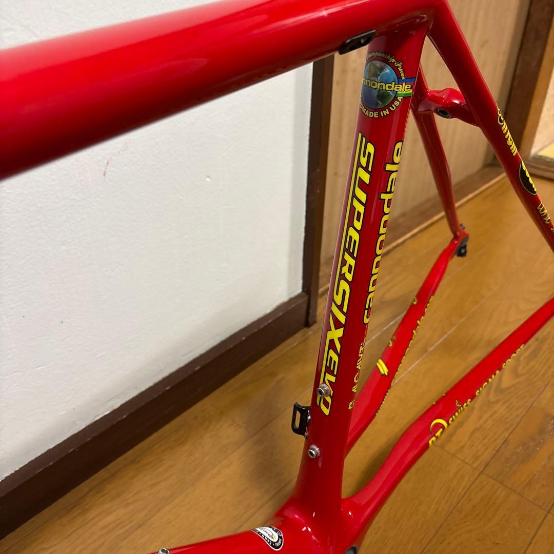 キャノンデール スーパーシックスエボ フレーム 50サイズ リペイント サエコ