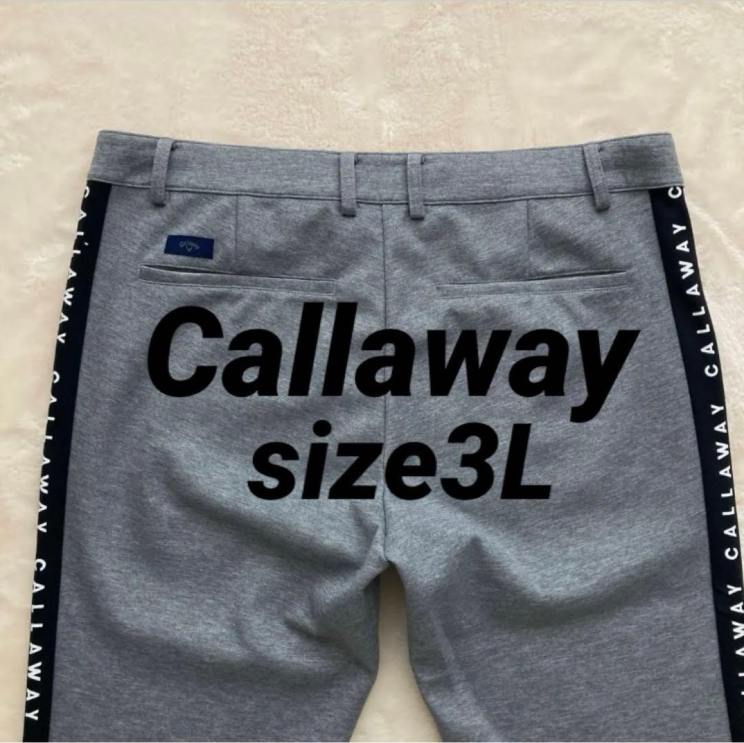 未使用級！Callaway キャロウェイ　メンズゴルフパンツ　スウェット　3L