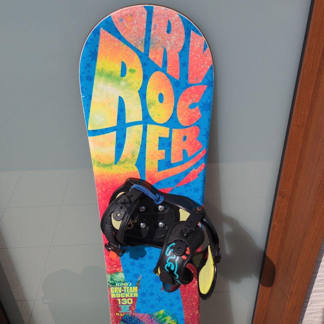 スノーボード　3点セット　イグニオ（130cm）　K2（24.0cm）