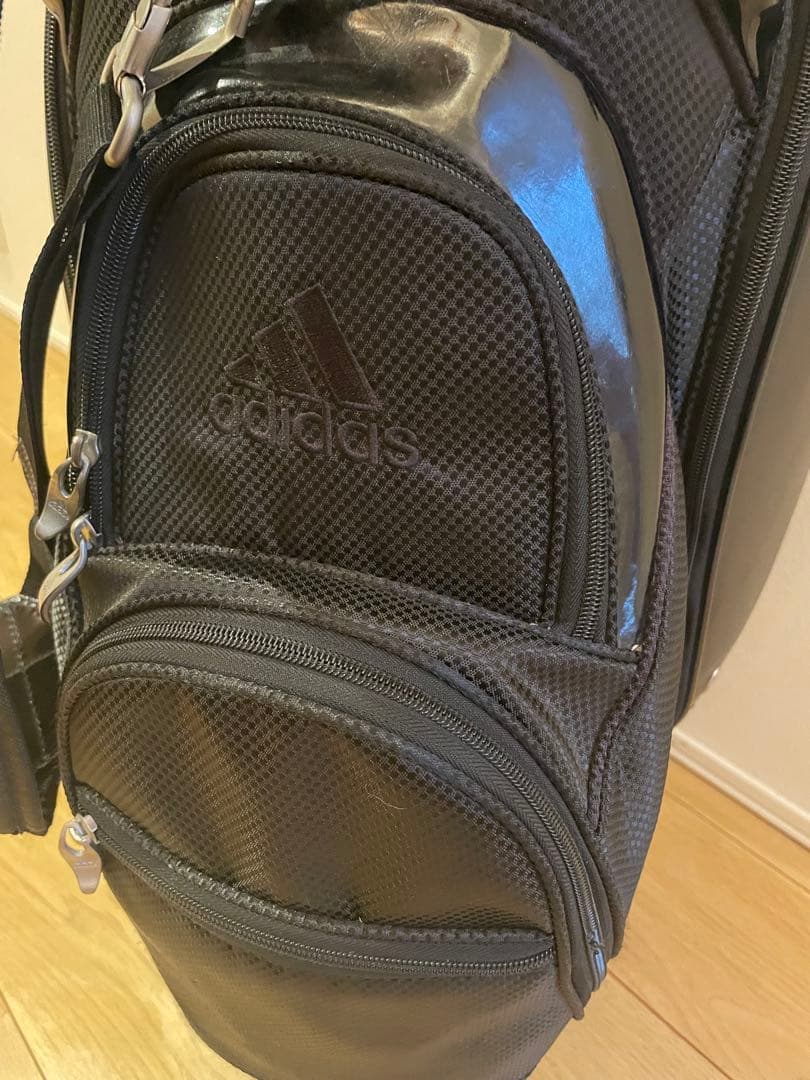 adidas ブラック キャディバッグ