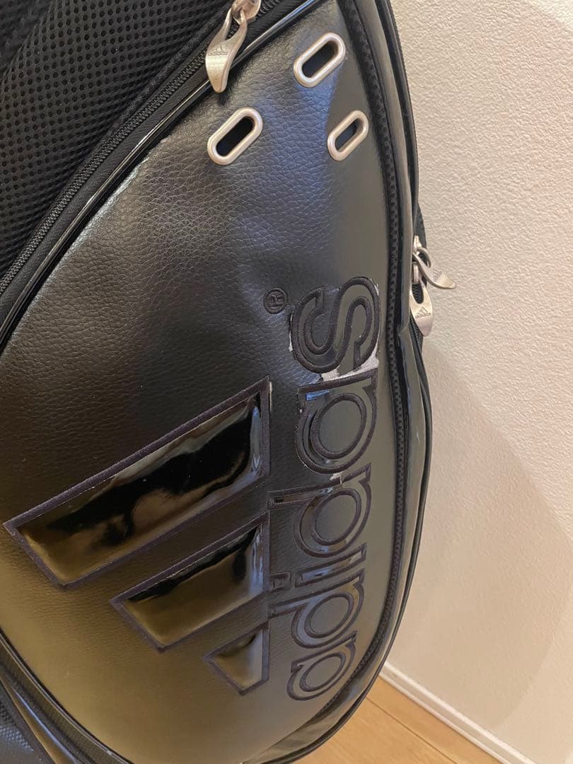 adidas ブラック キャディバッグ