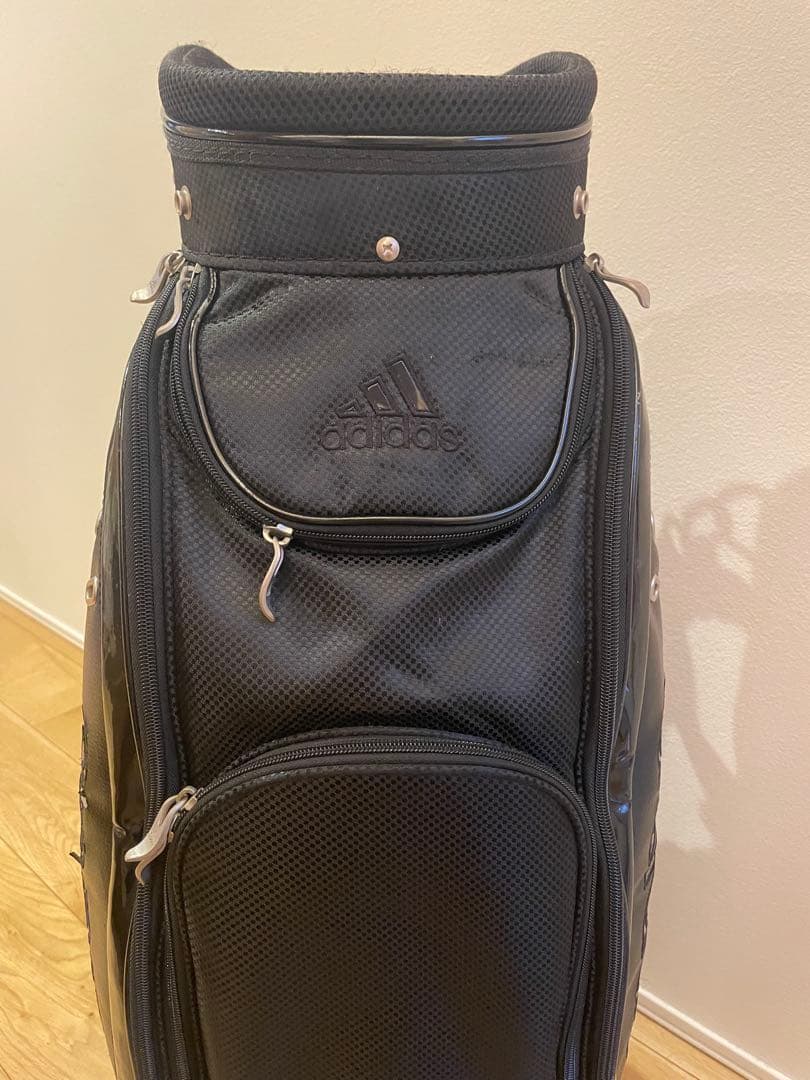 adidas ブラック キャディバッグ