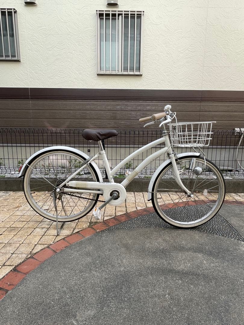 【引取限定！！】女の子用　子供用自転車 ホワイト 22インチ
