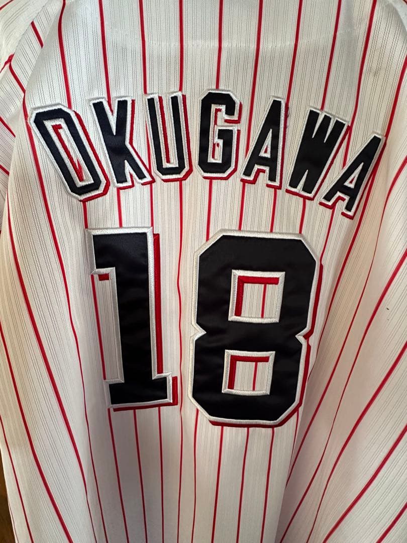 東京ヤクルトスワローズ 奥川恭伸 レプリカユニフォーム Lサイズ 美品