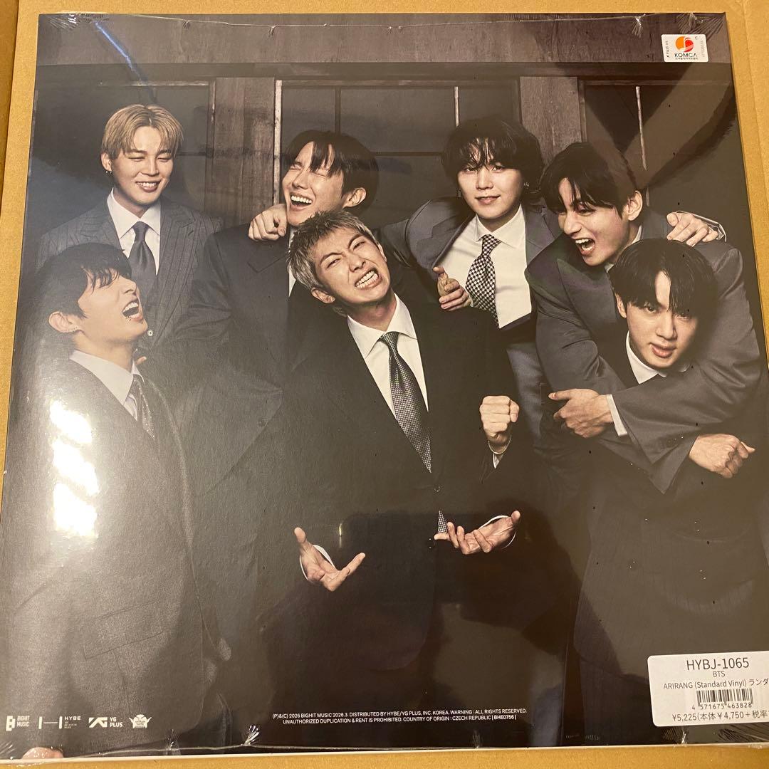 アイドル BTS ARIRANG Standard Vinyl LP V