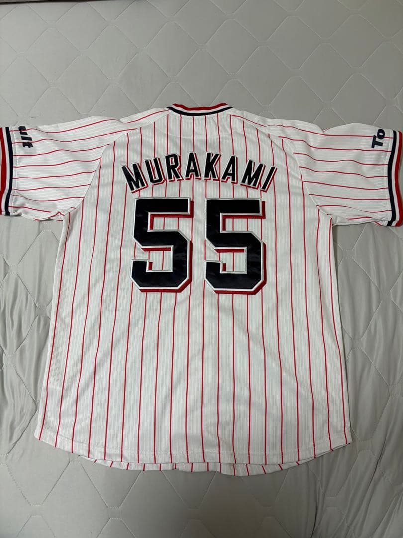 村上宗隆　レプリカ　ユニフォーム M ヤクルトスワローズ 55