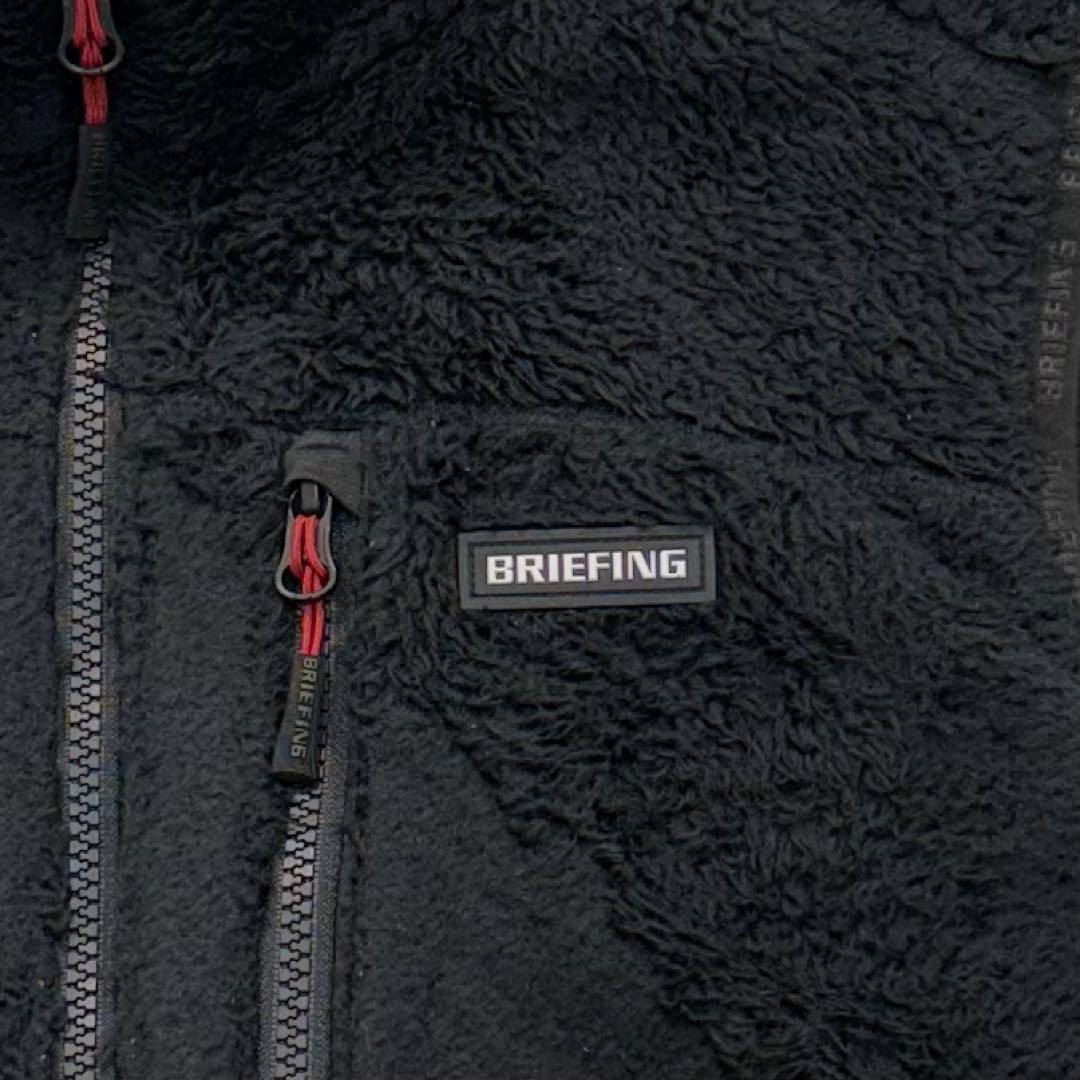 BRIEFING フリースベスト ゴルフ GOLF メンズ L 黒