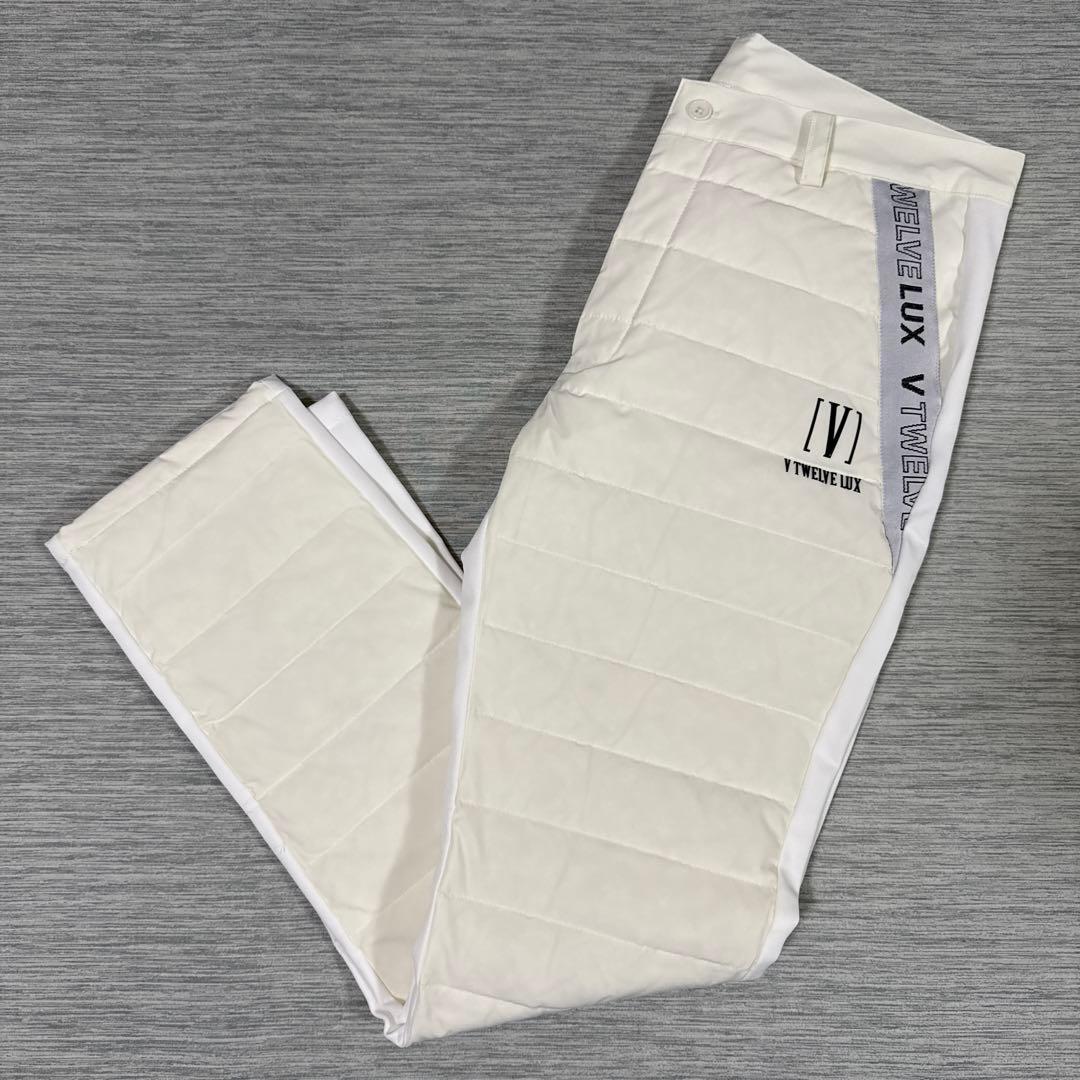 美品　V TWELVE 　ダウン入りゴルフパンツ　メンズL