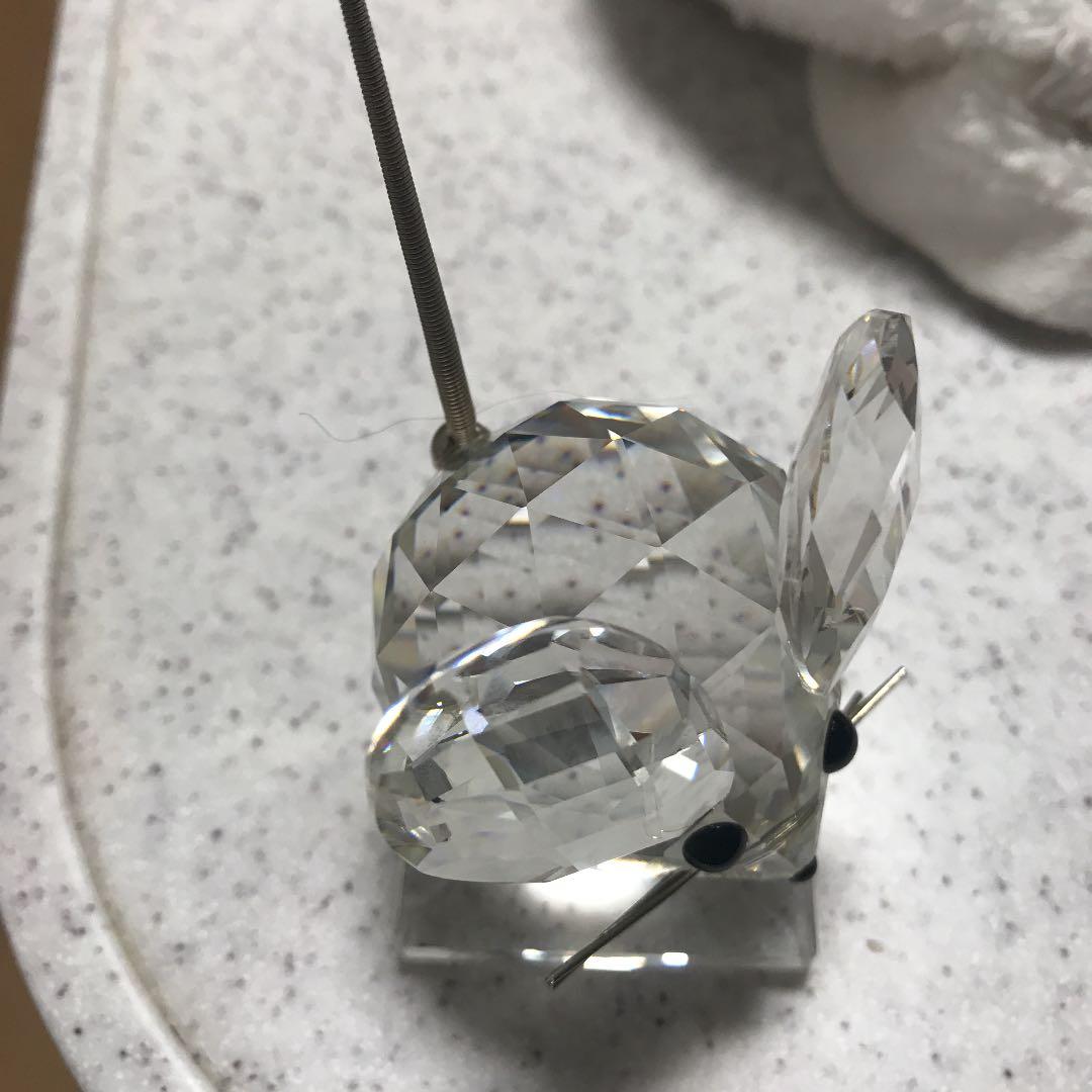 スワロフスキー ネズミ 置物☆美品