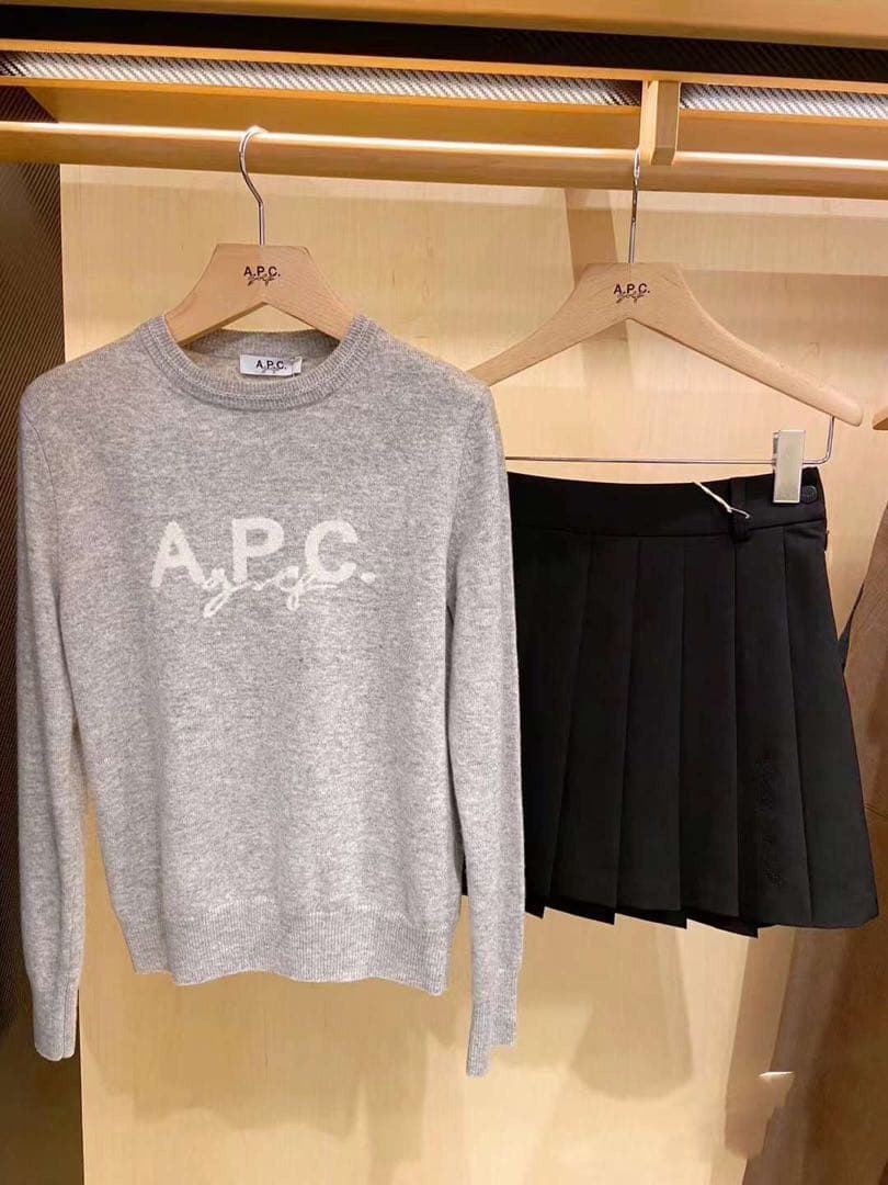 ゴルフウェア レディース 女性用 カシミア ニット セーターピンクグレーSML