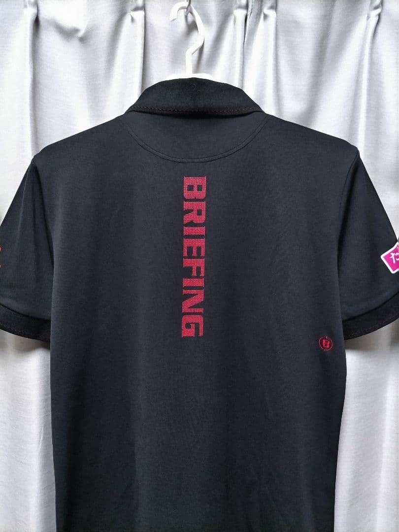 美品　ブリーフィングゴルフ　ツアーコレクション　ポロシャツ　真っ黒