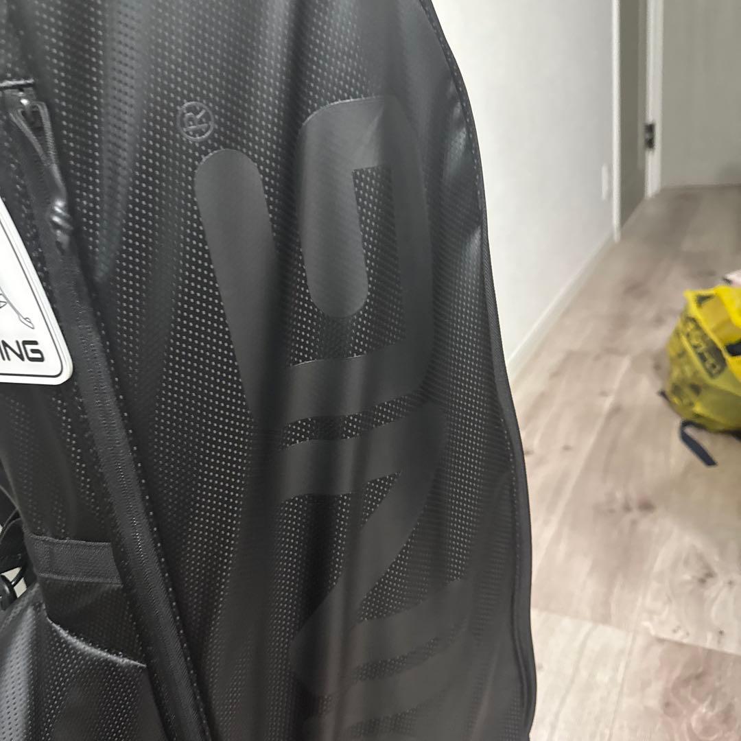 ユークン専用　PING ブラックキャディバッグ