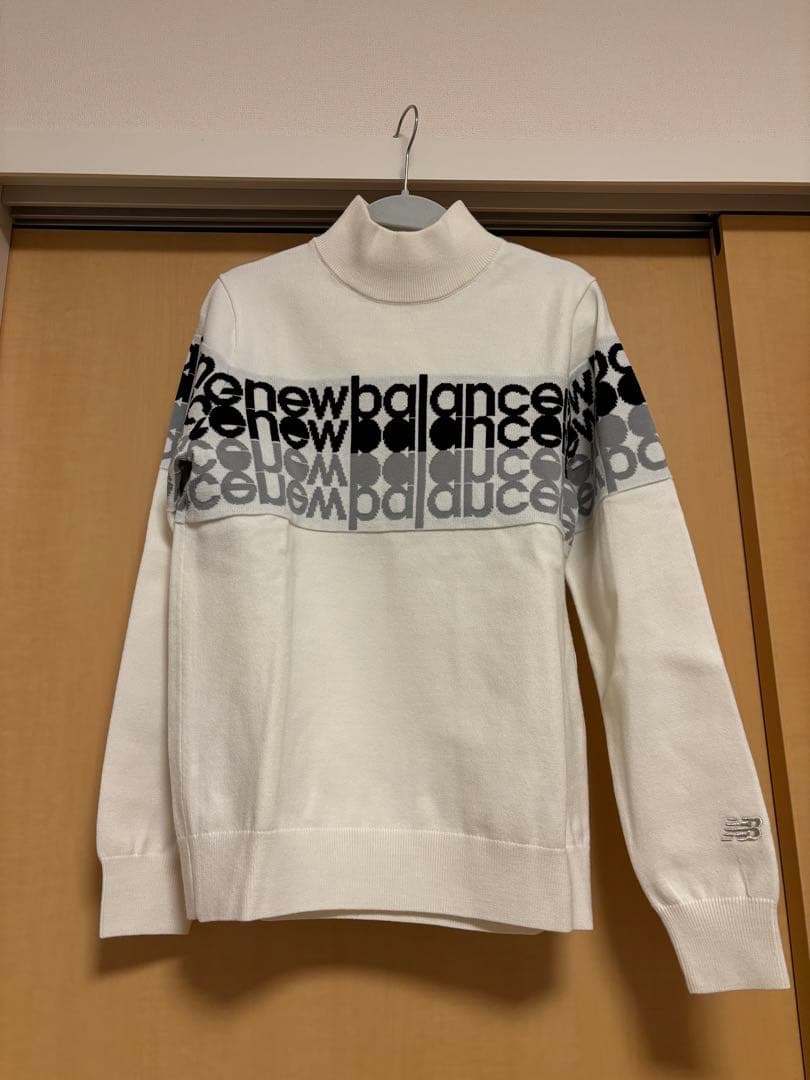 new balance ゴルフ ハイネック ニットプルオーバー　蓄熱保温