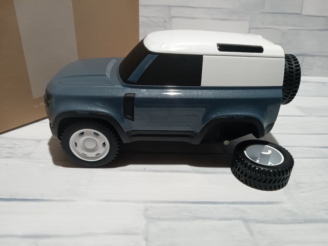 ランドローバー　ディフェンダー　アイコンモデル　ミニカー　タスマンブルー