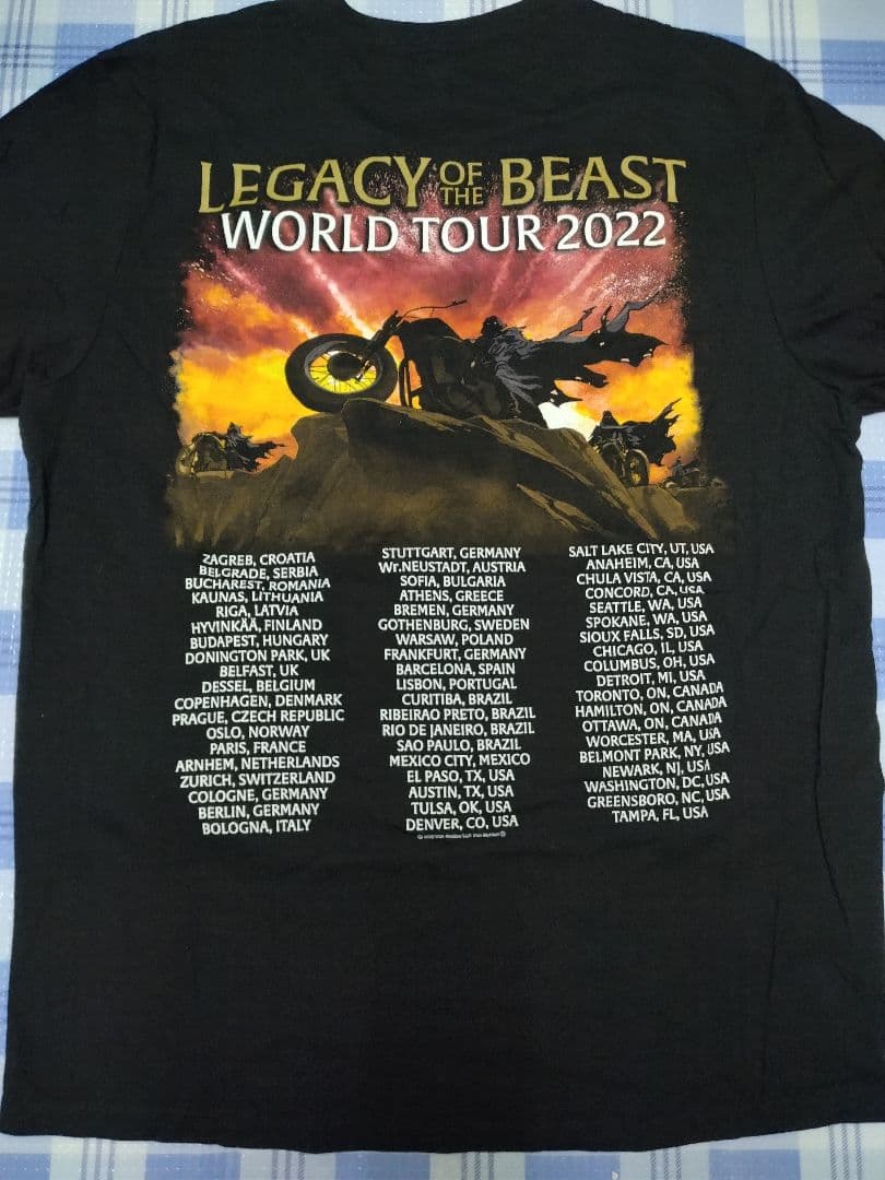 Iron Maiden Tシャツ 海外限定デザイン 新品未使用 Lサイズ