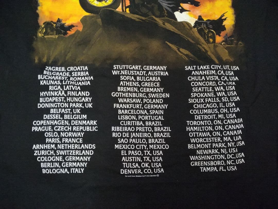 Iron Maiden Tシャツ 海外限定デザイン 新品未使用 Lサイズ