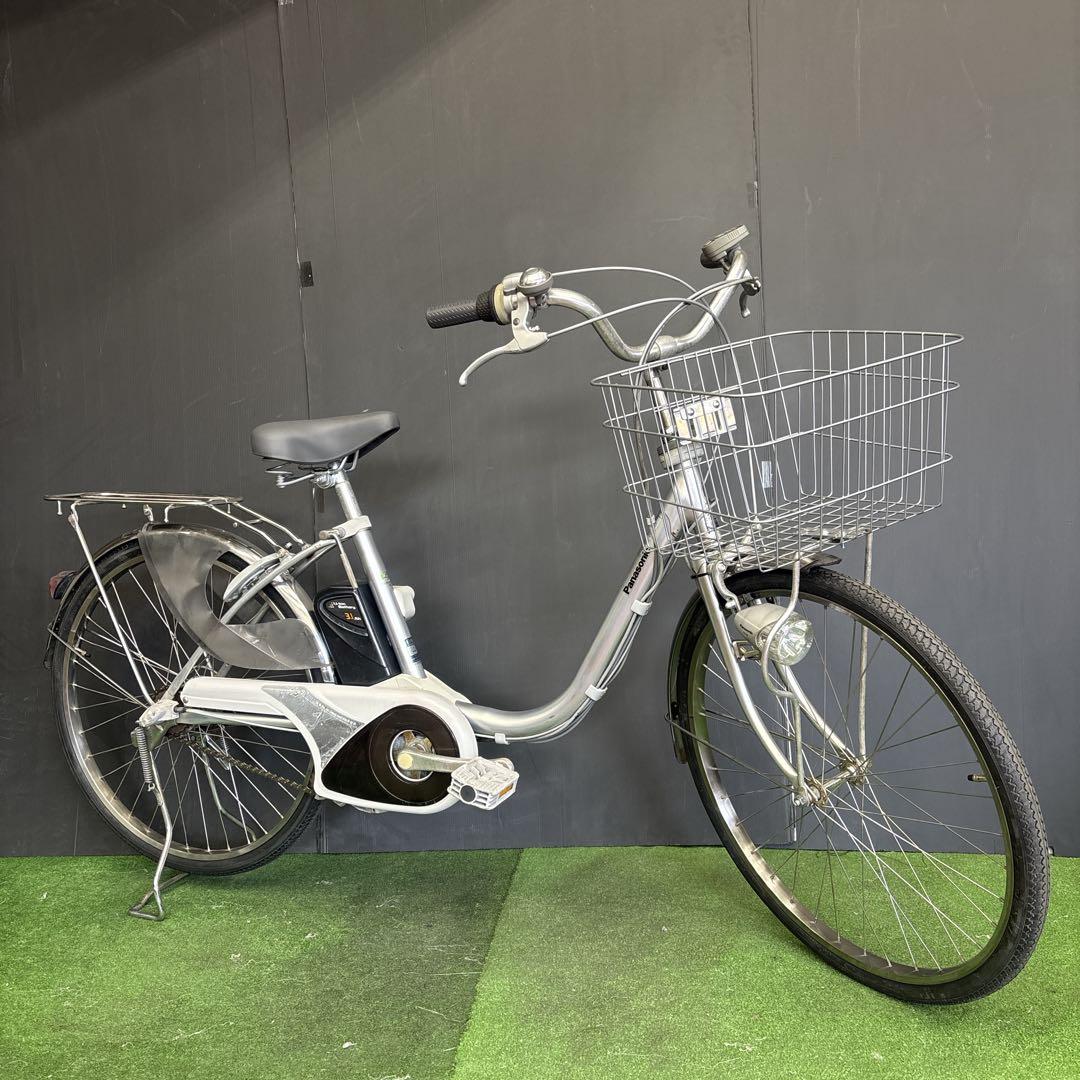 電動自転車 Panasonic Lithium vivi DX シルバー　92★