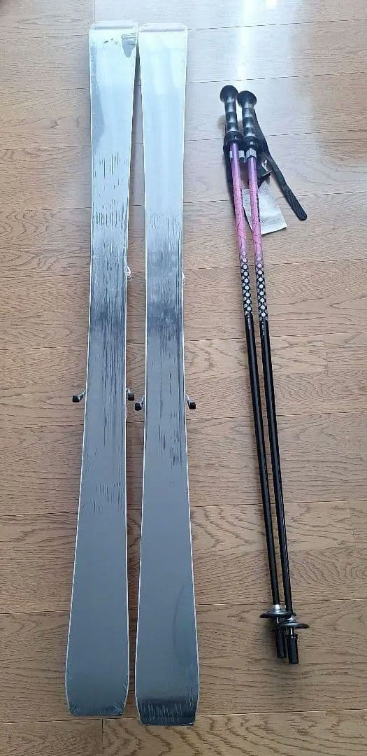 新品未使用⭐自宅保管品⭐Hart Rocker スキー 140cm ポール付き