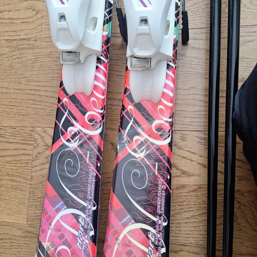 新品未使用⭐自宅保管品⭐Hart Rocker スキー 140cm ポール付き