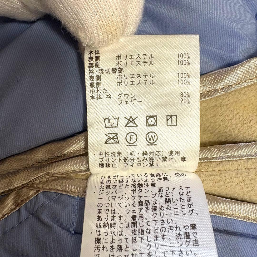 美品✨デサントゴルフ デュアルレイヤードファブリック ダウンベスト S サックス