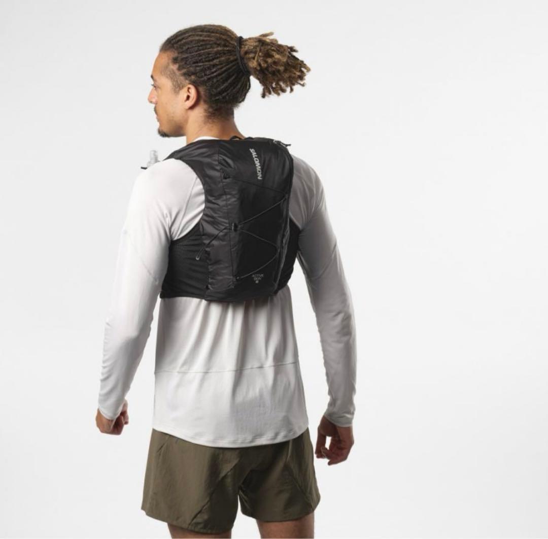 【試着のみ】　サロモン　SALOMON ACTIVE SKIN8 サイズ S