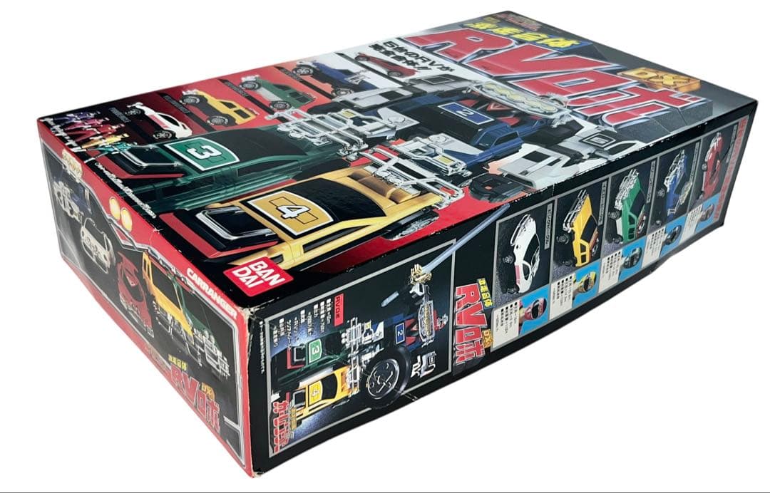 極美品 激走戦隊カーレンジャー RVロボ　箱説あり