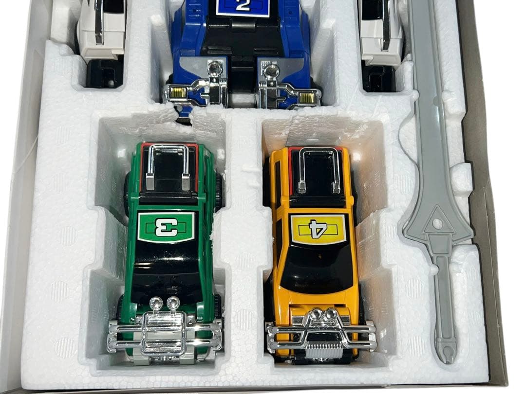 極美品 激走戦隊カーレンジャー RVロボ　箱説あり