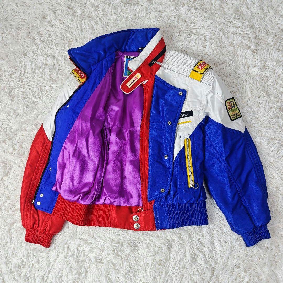 【美品】PHENIX スキー ジャケット 3D LINE90 レトロ配色　Y2K