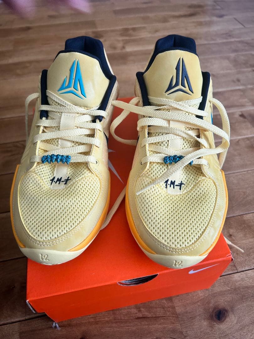 Nike バスケットボールシューズ 12 イエロー