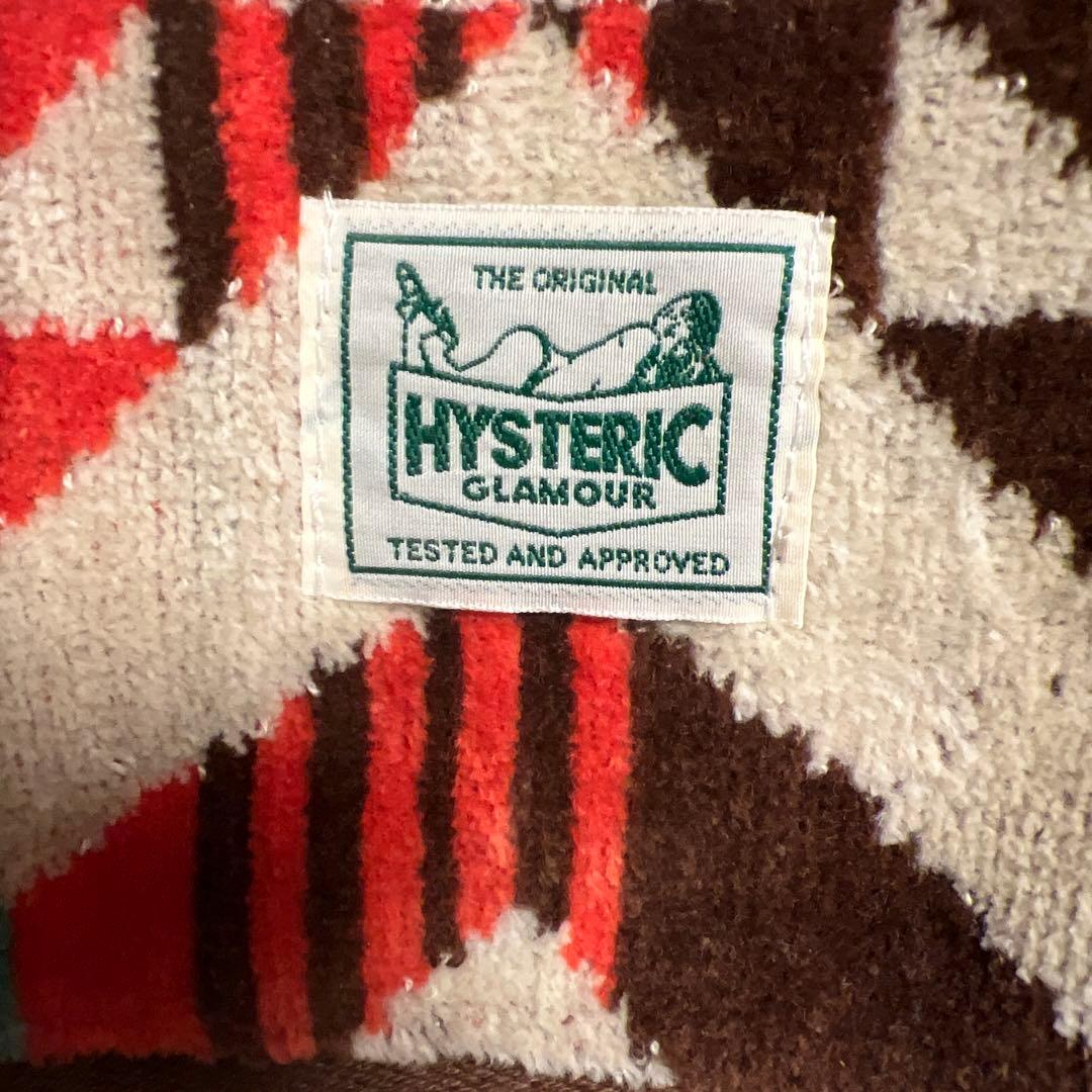 HYSTERIC GLAMOUR タオル地ブランケット ネイティブ柄 未使用品