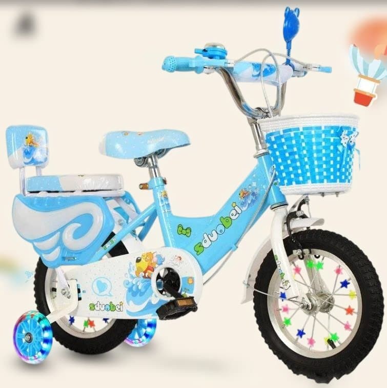 子供用自転車 プリンセスデザイン LEDホイール付き