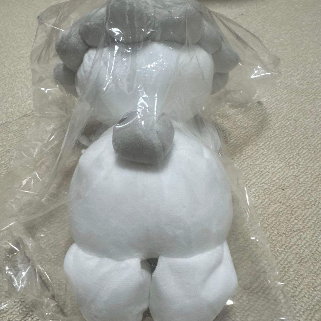 白 ミャクミャク 這い型 ぬいぐるみ Mサイズ