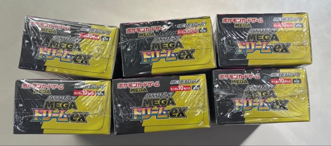 ポケモンカード megaドリームex　6BOX シュリンク付き