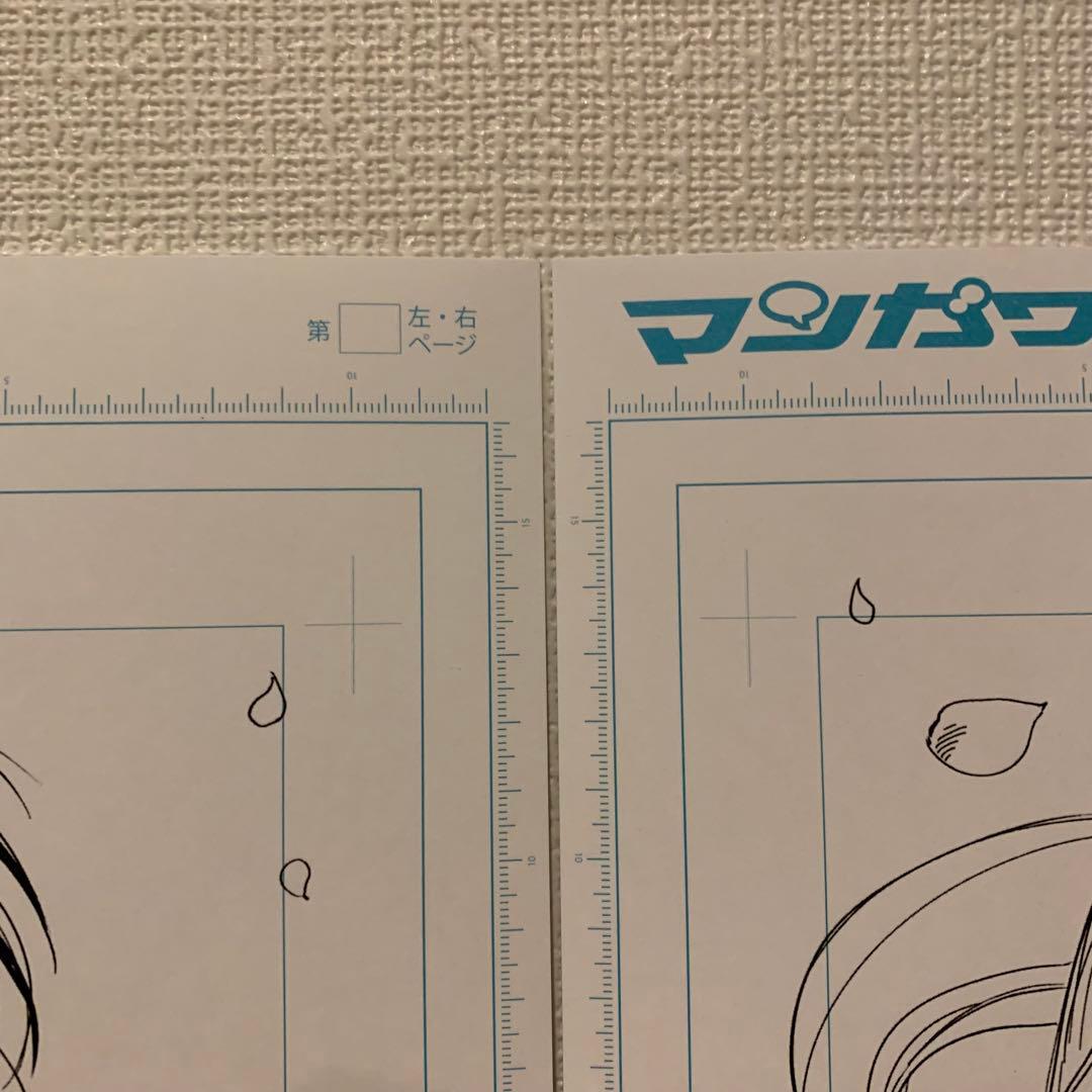 ホタルの嫁入り　橘オレコ　複製原稿　２枚　あなたを好きになりました　結婚　完売品